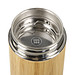 Vakuum Flasche Bambus, large, braun