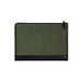 VINGA Marlow 14 Zoll Laptop Sleeve aus RCS recyceltem Polyester, grün, schwarz