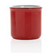 Vintage Keramiktasse, rot