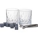 Whisky-Set NOEMI, beige