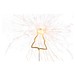 Wondercandle Mini mit Wondercard, Baum, gold, 1-seit. Druck