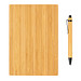 XD COLLECTION Bambus Notizbuch & Stift A5, braun