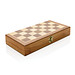 XD COLLECTION Faltbares Schachspiel aus Holz, braun