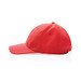 XD COLLECTION Impact 6 Panel Kappe aus 280gr rCotton mit AWARE™ Tracer, sattes rot