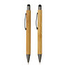 XD COLLECTION Modernes Bambus-Stifteset in Box, braun