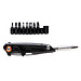 XD COLLECTION Tool Excalibur mit Bit-Satz, schwarz/orange