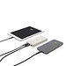 XD COLLECTION Wireless Powerbank aus RCS Standard recyceltem Kunststoff, weiß