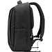 YANGON BPACK. Diebstahlsicherer Rucksack aus Twill mit wasserabweisender Beschichtung und recyceltem 600D-Polyester für Laptops 17'3", Schwarz