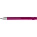 uma® Kugelschreiber YES SI transparent inkl. Metallspitze, magenta