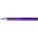 uma® Kugelschreiber YES SI transparent inkl. Metallspitze, violett