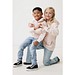 Iqoniq Yengo KidsHoodie mit Seitentaschen aus rec. Baumwolle, cloud pink, 1112