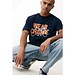 Iqoniq Kakadu relaxed T-Shirt aus recycelter Baumwolle, navy blau, XXS