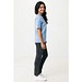 Iqoniq Sierra Lightweight T-Shirt aus recycelter Baumwolle, light heather blue, XXS