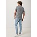 Iqoniq Brett T-Shirt aus recycelter Baumwolle, light heather anthracite, L