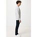 Iqoniq Kruger Relax-Rundhals-Sweater aus recycelt. Baumwolle, heather grey, L