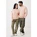 Iqoniq Etosha Lightweight Sweater aus recycelter Baumwolle, peach nectar, XXXL
