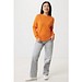 Iqoniq Etosha Lightweight Sweater aus recycelter Baumwolle, orange, XXL