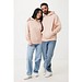 Iqoniq Yoho Relax-Hoodie aus recycelter Baumwolle, peach nectar, XS