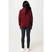 Iqoniq Rila Lightweight Hoodie aus recycelter Baumwolle, burgunderrot, XXS