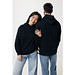 Iqoniq Yengo Hoodie mit Seitentaschen aus rec. Baumwolle, schwarz, XXS