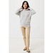 Iqoniq Yengo Hoodie mit Seitentaschen aus rec. Baumwolle, light heather grey, L