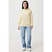 Iqoniq Yengo Hoodie mit Seitentaschen aus rec. Baumwolle, cream yellow, XXS