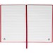 A5 Notizbuch aus Soft PU HENRI, rot