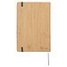 A5 Notizbuch in Holzoptik , beige