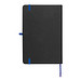 A5 Notizbuch mit farbiger Gravur , blau