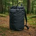 AIRPACK FLEX Rolltop-Rucksack, schwarz
