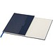 Alejandra A5 Hardcover Notizbuch aus recyceltem Leder, Ozeanblau