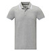 Amarago Polo mit abgesetztem Rand für Herren, heather grau, XL