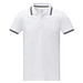 Amarago Polo mit abgesetztem Rand für Herren, weiss, XL