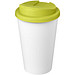 Americano® Eco 350 ml recycelter Becher mit auslaufsicherem Deckel, limone