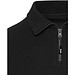 Apollo 245 g/m² Langarm Poloshirt Unisex mit Reißverschluss, schwarz, XS