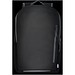 Aqua wasserabweisender 15 Laptop-Rucksack aus GRS Recyclingmaterial 21 L, schwarz