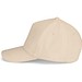ASHTON. Kappe aus 100% Baumwolle (260gsm) mit 5 Segmenten, Beige