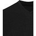 Balfour 200 g/m² Kurzärmeliges T-Shirt V-Ausschnitt Bio Baumwolle (OCS), unisex, schwarz, L