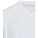 Balfour 200 g/m² Kurzärmeliges T-Shirt V-Ausschnitt Bio Baumwolle (OCS), unisex, weiss, 3XL