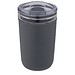 Bello 420 ml Glasbecher mit Außenwand aus recyceltem Kunststoff, grau