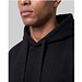 Boris Oversize Kapuzenpullover aus recycelter 280 g/m2 Bio Baumwolle (OCS), unisex, schwarz, S