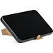BROGLIE. Superschnelles 15W 4-in-1 magnetisches kabelloses Ladegerät aus Recyceltes ABS (100% rABS), Schwarz