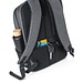 BROOKLYN. Wasserdichter Laptop-Rucksack 15'' aus 2Tone-Nylon, Hellgrau