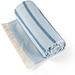 CAPLAN. Multifunktionstuch (260 g/m²) aus Baumwolle (90%) und recycelter Baumwolle (10%), Blau