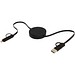 Citala 90 cm 5-in-1 Kabel aus recyceltem Kunststoff für Datenübertragung und 40W Schnellladung, schwarz