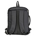 CrisMa Reiserucksack aus RPET, schwarz