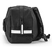 DELFOS POUCH. Gürteltasche aus 300D recyceltem Polyester und 600D recyceltem Polyester mit reflektierenden Elementen, Schwarz