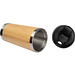 Edelstahlbecher Bambus, 400 ml