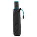 FARE® Automatik Taschenschirm Stylo, schwarz/petrol