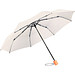 FARE® Mini-Taschenschirm ÖkoBrella, Holzgriff, naturweiß